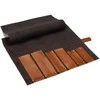 Solier Accessories Personalised leather knife case Solier SA44 camel