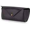 Solier Accessories Personalized genuine leather spectacle case Solier SA37 juodas