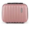 Kelioninis Solier Luggage Kosmetinis kelionių lagaminėlis XS ABS STL902 - Rožinis auksas