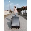 Kelioninis Solier Luggage Lagaminas vidutinio dydžio M STL902 ABS - Pilkas