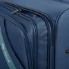 Kelioninis Solier Luggage Vidutinis lagaminas M 23 Solier SOFTFLEX STL2240 - mėlyna ir rudas
