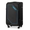 Kelioninis Solier Luggage Vidutinis lagaminas M 23 Solier SOFTFLEX STL2240 - juodas ir žalia