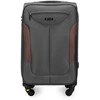 Kelioninis Solier Luggage Vidutinio dydžio tvirtas lagaminas M Solier STL1316 juodas-red