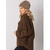 Kepurė Wool Fashion Italia Cap-AT-CZ-16801.38-tamsiai smėlio spalvos