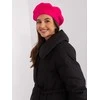 Kepurė Wool Fashion Italia Cap-AT-CZ-231305.82P-tamsiai rožinė