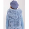 Kepurė Wool Fashion Italia Cap-AT-CZ-231305.82P-tamsiai mėlyna