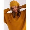 Kepurė Wool Fashion Italia Cap-AT-CZ-231605.21P-tamsiai geltona