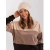 Kepurė Wool Fashion Italia Cap-AT-CZ-23250.01P-šviesiai smėlio spalvos