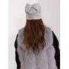 Kepurė Wool Fashion Italia Cap-AT-CZ-23250.61P-pilka