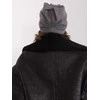 Kepurė Wool Fashion Italia Cap-AT-CZ-23250.61P-tamsiai pilka