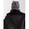 Kepurė Wool Fashion Italia Cap-AT-CZ-23250.61P-tamsiai pilka