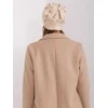 Kepurė Wool Fashion Italia Cap-AT-CZ-2325.85-šviesiai smėlio spalvos