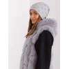 Kepurė Wool Fashion Italia Cap-AT-CZ-2325.86-pilka