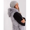 Kepurė Wool Fashion Italia Cap-AT-CZ-2325.86-pilka