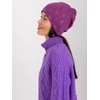 Kepurė Wool Fashion Italia Cap-AT-CZ-2325.86-violetinė