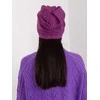 Kepurė Wool Fashion Italia Cap-AT-CZ-2325.86-violetinė