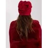 Kepurė Wool Fashion Italia Cap-AT-CZ-2325.96-bordo