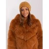 Kepurė Wool Fashion Italia Cap-AT-CZ-2325.96-tamsiai geltona