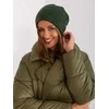 Kepurė Wool Fashion Italia Cap-AT-CZ-2325.96-tamsiai žalia