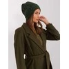 Kepurė Wool Fashion Italia Cap-AT-CZ-2329.76-tamsiai žalia