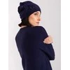 Kepurė Wool Fashion Italia Cap-AT-CZ-2329.79 tamsiai mėlyna