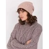 Kepurė Wool Fashion Italia Cap-AT-CZ-23250.01P-tamsiai rožinė