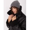 Kepurė Wool Fashion Italia Cap-AT-CZ-23250.61P-tamsiai pilka