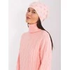 Kepurė Wool Fashion Italia Cap-AT-CZ-2325.85-šviesiai rožinė
