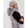 Kepurė Wool Fashion Italia Cap-AT-CZ-2325.86-pilka