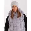 Kepurė Wool Fashion Italia Cap-AT-CZ-2325.86-pilka