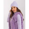 Kepurė Wool Fashion Italia Cap-AT-CZ-2328.11P-šviesiai violetinė