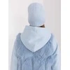 Kepurė Wool Fashion Italia Cap-AT-CZ-2328.11P-šviesiai mėlyna