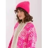 Kepurė Wool Fashion Italia Cap-AT-CZ-2328.38P-tamsiai rožinė