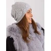 Kepurė Wool Fashion Italia Cap-AT-CZ-2329.76-pilka