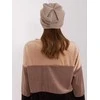 Kepurė Wool Fashion Italia Czapka-AT-CZ-2329.79-ciemny bezowy