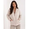 Lakerta Bluza-LK-BL-510136.89-jasny smėlio spalva