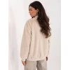 Lakerta Bluza-LK-BL-510136.89-jasny smėlio spalva