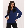 Lakerta Bluzka-LK-BZ-510212.93-ciemny mėlyna