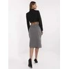 Lakerta Kelnės-LK-SD-509514-2.08-szaro-juoda