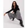 Lakerta Kelnės-LK-SP-509429.87-juoda-balta