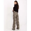 Lakerta Kelnės-LK-SP-509804.32-juoda-smėlio spalva