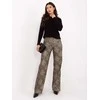 Lakerta Kelnės-LK-SP-509804.32-juoda-smėlio spalva