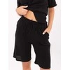Lakerta Laisvalaikio kostiumas moterims-LK-KMPL-510096.96-juoda
