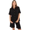 Lakerta Laisvalaikio kostiumas moterims-LK-KMPL-510096.96-juoda