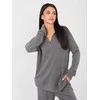 Lakerta Laisvalaikio kostiumas moterims-LK-KMPL-510128.07-ciemny pilka