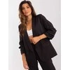 Lakerta Švarkas moterims -LK-MA-509034.85-juoda