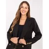 Lakerta Švarkas moterims -LK-MA-509956.04-juoda