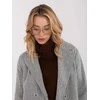 Lakerta Švarkas moterims -LK-MA-510148.00-pilka
