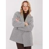 Lakerta Švarkas moterims -LK-MA-510148.00-pilka