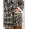 Lakerta Švarkas moterims -LK-MA-510149.93-juoda-geltona